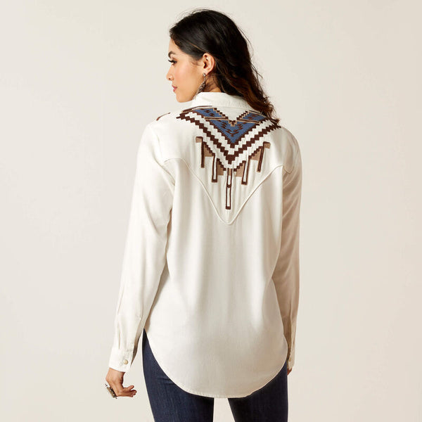 WOMENS CHIMAYO TRUJILLO SNAP SHIRT