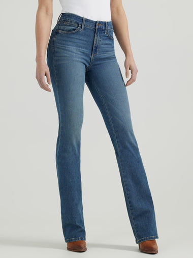 LADIES WRANGLER BESPOKE HIGH RISE BOOTCUT JEANS