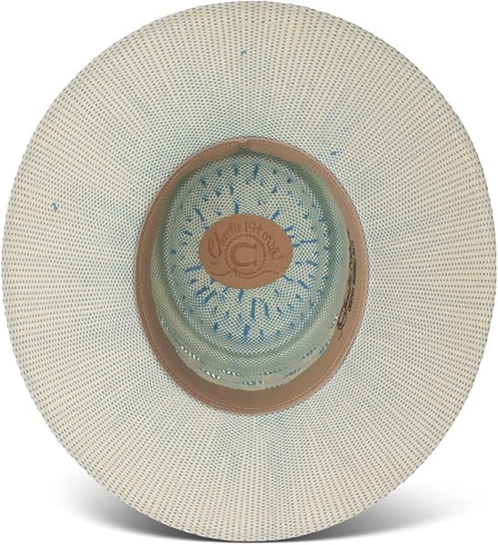CHARLIE 1 HORSE BLUE ROAN STRAW HAT
