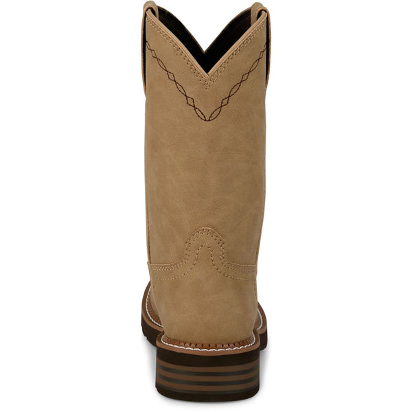 JUSTIN GYPSY LILLIE BEIGE ROUND TOE BOOT