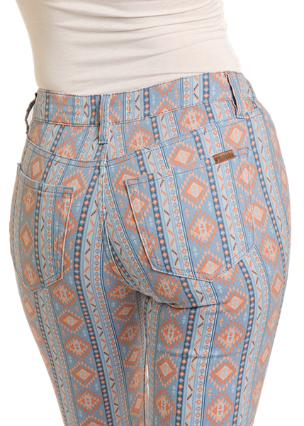 LADIES AMERICANA BUTTON FLARE PANTS