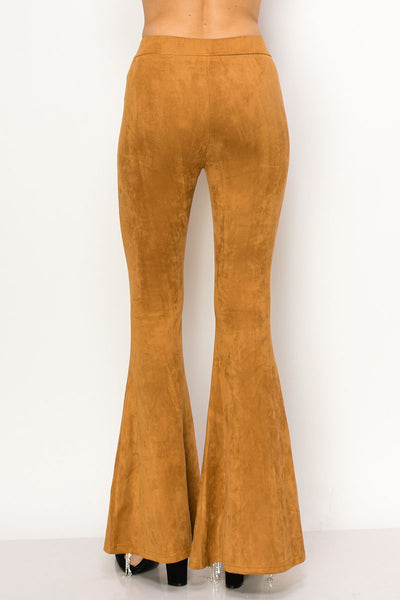 LADIES HIGH RISE FAUX SUEDE W/RHINESTONES