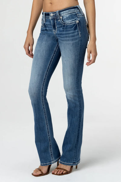 LADIES WARM WINGS BOOT CUT JEANS