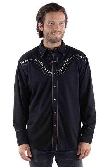 MENS JUSTICE EMBROIDERED SHIRT