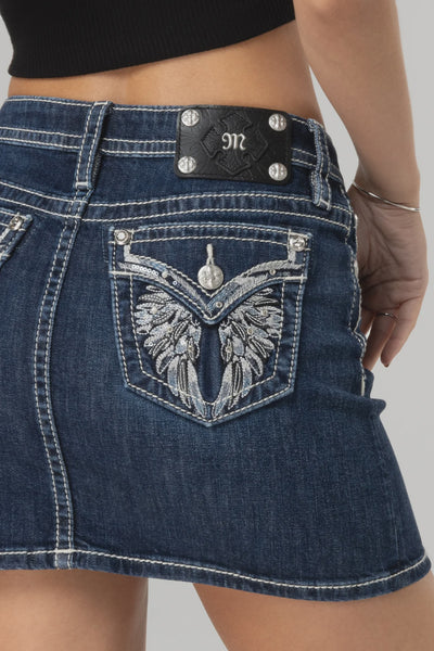 FALLEN ANGEL WINGS MINI SKIRT