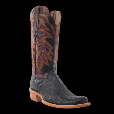 NICOTINE FQ OSTRICH/COGNAC CRAZY DOG BOOTS