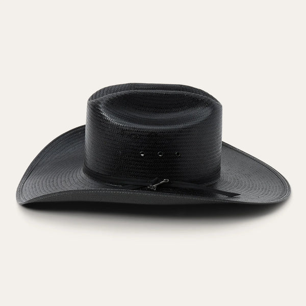 STETSON COAL MINE BLACK STRAW HAT