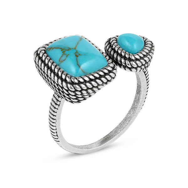 Split Decision Turquoise Ring