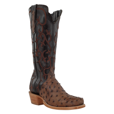 LD TOBAC FQ OSTRICH/CHOCOLATE MESTIZO BOOTS