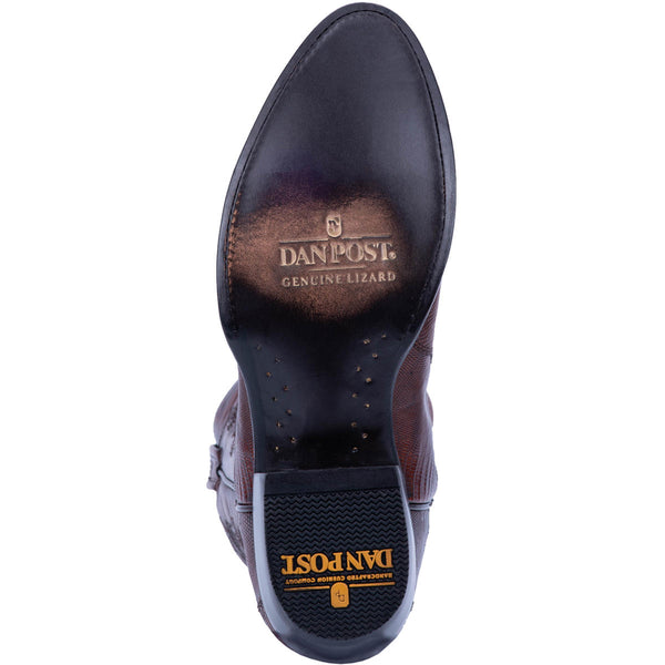 MENS WINSTON TEJU LIZARD TAN BOOTS