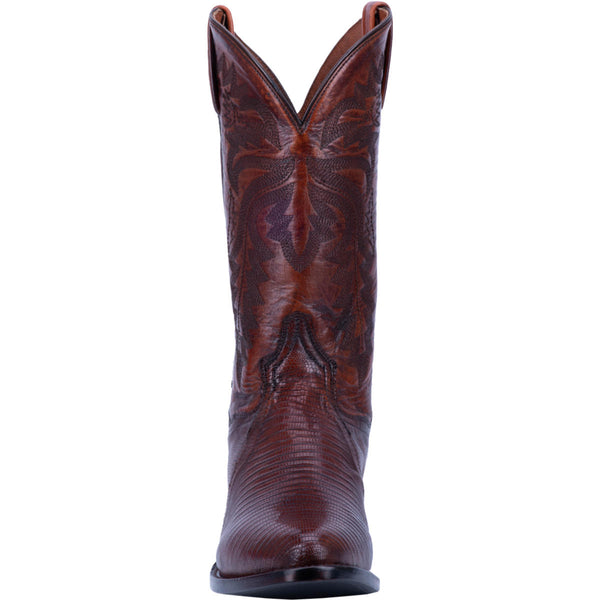MENS WINSTON TEJU LIZARD TAN BOOTS