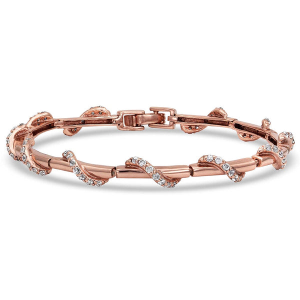 Twisting Rose Gold Bracelet