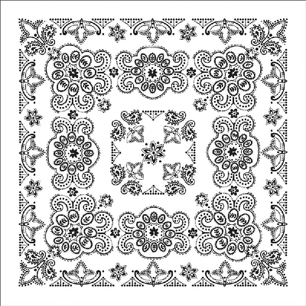 BANDANNAS PAISLEY 27X27