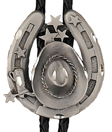 HAT AND HORSESHOE BOLO TIE
