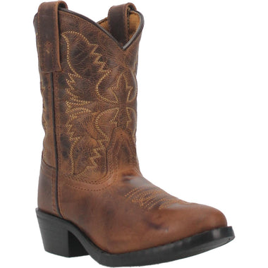 CHILDREN TAN CAL R TOE BOOTS