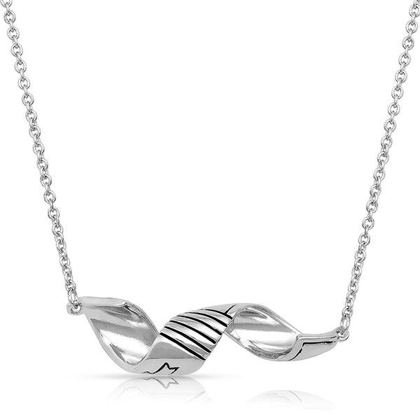 Coiled Thunderstorm Necklace