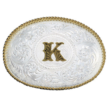 Two Tone Initial K Buckle