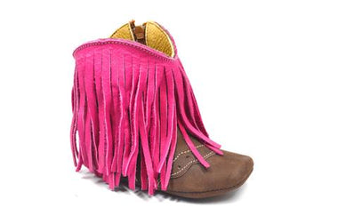 BABY REDHAWK FRINGE BOOTS