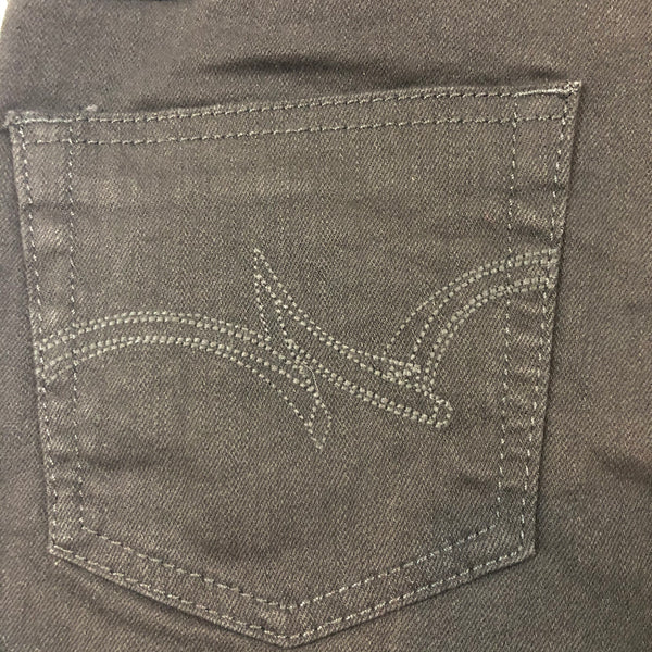 LADIES WRANGLER BLACK DENIM JEANS