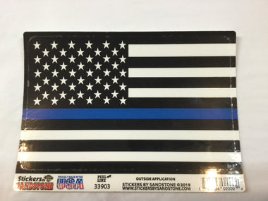 BLUE LINE FLAG STICKER